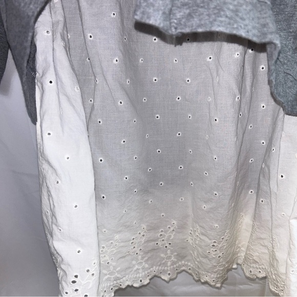 Matilda Jane Top In The Clouds Eyelet Tie Back Half Sleeve Pullover Crewneck - Picture 3 of 14